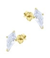 Beautiful CZ Crystal Silver Stud Earring STS-6292
